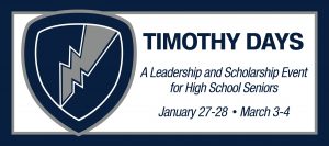 Timothy Days 2018 Banner Image
