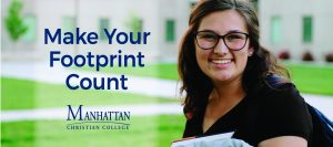 Make Your Footprint Count admissions banner image