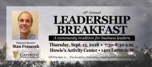 Leadership Breakfast 2018 Large Banner Image