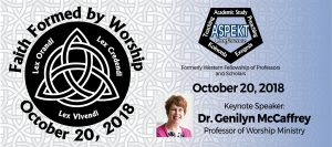 ASPEKT Conference 2018 large banner image with photo of Dr. McCaffrey