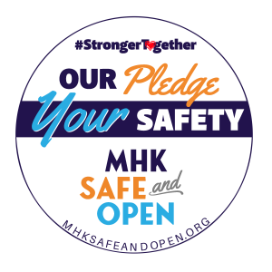 MHK Safe and Open Pledge Sticker Image