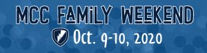 Family Weekend 2020 banner