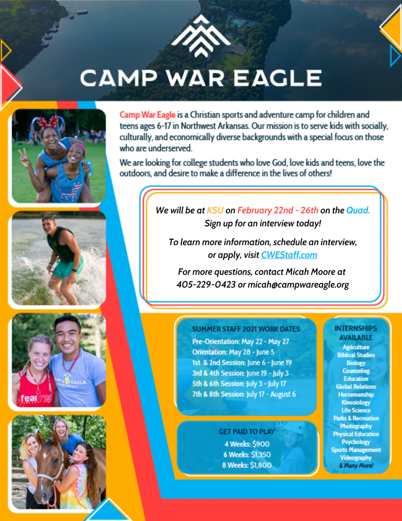 Camp War Eagle Manhattan Christian College